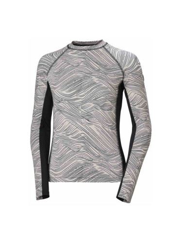 Helly Hansen WATERWEAR RASHGUARD W Дамска функционална блуза, сиво, размер