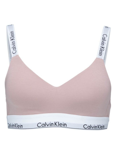 Calvin Klein LGHT LINED BRALETTE (AVG) Дамско бюстие, розово, размер